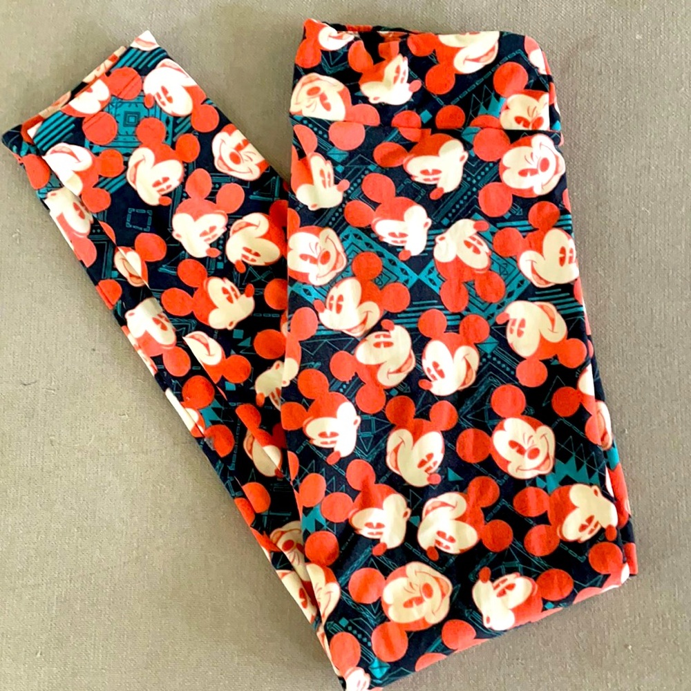 LulaRoe one size Disney Mickey Mouse leggings